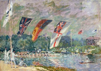 Régate à Molesey, 1874